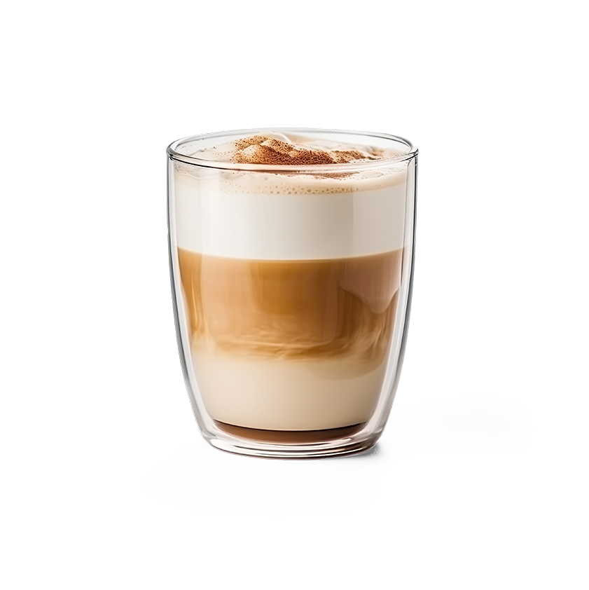 Office cappuccino made with Laqtia milk powder